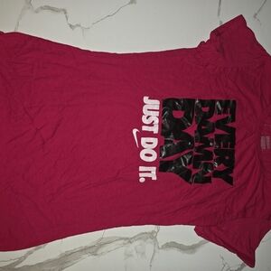 Nike Pink Short Sleeve Tee